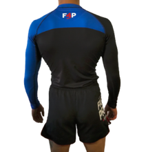 Charger l'image dans la galerie, Maillot de corps anti-UV à manches longues F4P Performance - Bleu