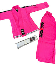 Load image into Gallery viewer, Kids BJJ Gi - Pink - Comes With White Belt (Copy)
