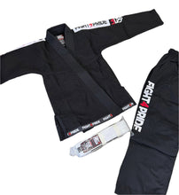 Load image into Gallery viewer, Kids BJJ Gi - Black - Comes With White Belt
