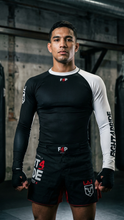 Load image into Gallery viewer, F4P Performance Ranked L/S Rashguard - White
