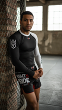 Load image into Gallery viewer, F4P Performance Ranked L/S Rashguard - White
