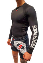 Load image into Gallery viewer, F4P Performance Ranked L/S Rashguard - Black
