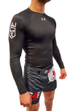 Load image into Gallery viewer, F4P Performance Ranked L/S Rashguard - Black
