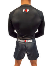 Load image into Gallery viewer, F4P Performance Ranked L/S Rashguard - Black
