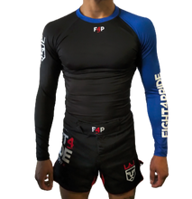 Load image into Gallery viewer, F4P Performance Ranked L/S Rashguard - Blue
