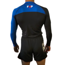 Load image into Gallery viewer, F4P Performance Ranked L/S Rashguard - Blue
