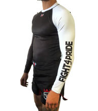 Load image into Gallery viewer, F4P Performance Ranked L/S Rashguard - White
